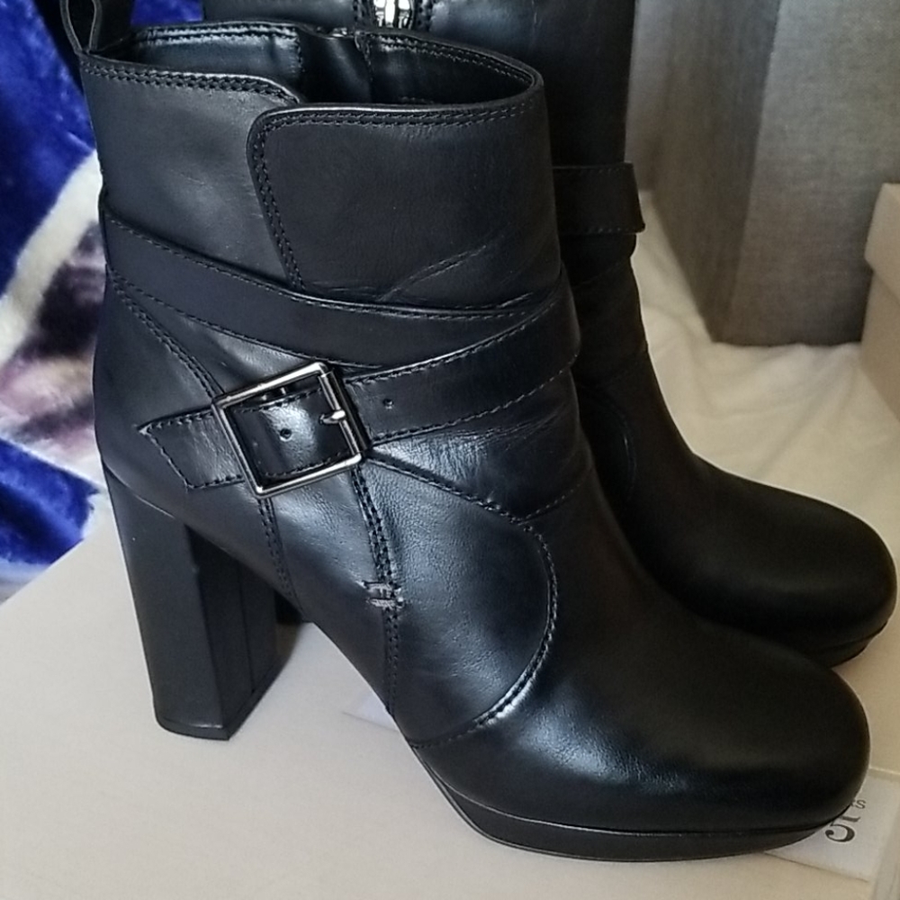 Clark's high heel booties